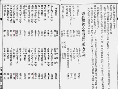 五洲洪门美洲致公堂第三次恳亲大会代表团修订联络根本章程（第16页）