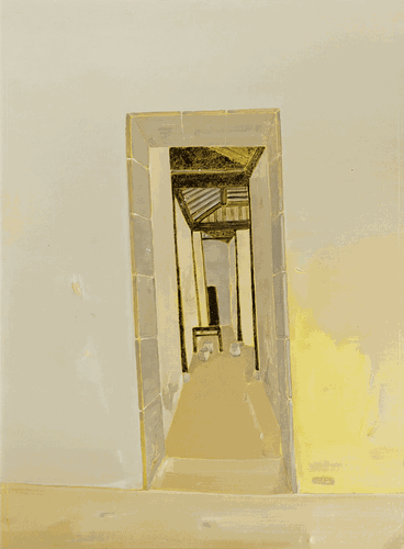 园林之一（油画）80×60cm--戴家峰