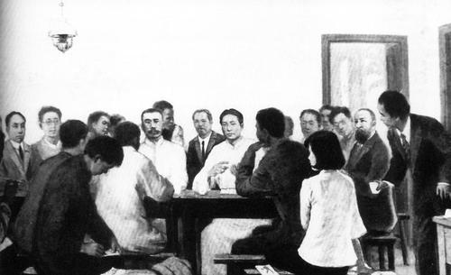 中共三大画照