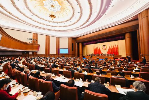 ▲政协第十三届全国委员会常务委员会第二十四次会议31日上午在京开幕，主要议题是学习贯彻中共二十大精神。全国政协主席汪洋出席。人民政协报·人民政协网记者 齐波 摄