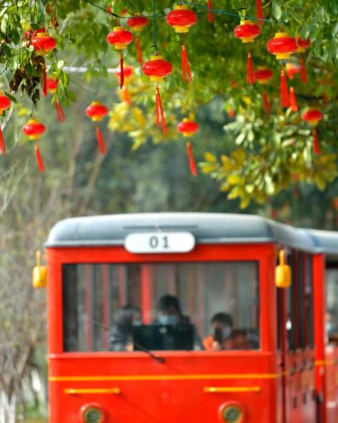 “小火车”进城迎新春