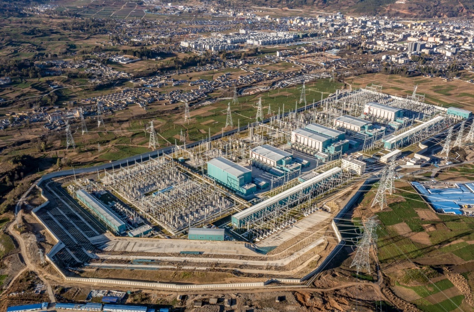 白鹤滩水电站电力外送通道工程全面建成