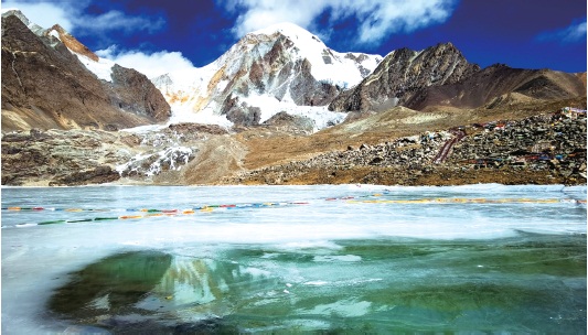 西藏：琼穆岗嘎冰川美如画