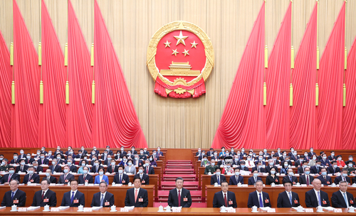 （两会）十四届全国人大一次会议在北京开幕(1806271)-20230306002944