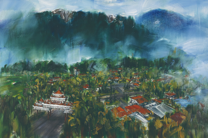 中山美术书法作品展亮相中国文艺家之家展览馆