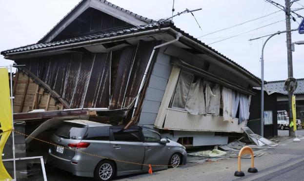 日本石川县能登地区发生6.3级地震