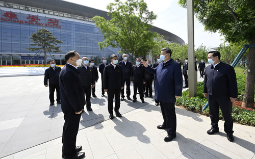 （时政）（4）习近平在河北雄安新区考察并(2243473)-20230511102253