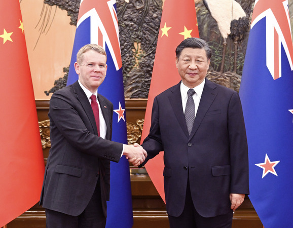 （时政）习近平会见新西兰总理希普金斯(2508036)-20230628013913