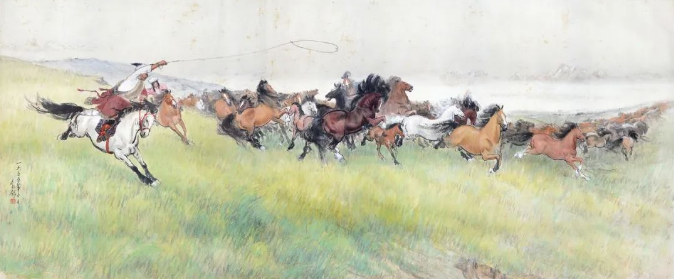 刘勃舒艺术研究展亮相中国国家画院