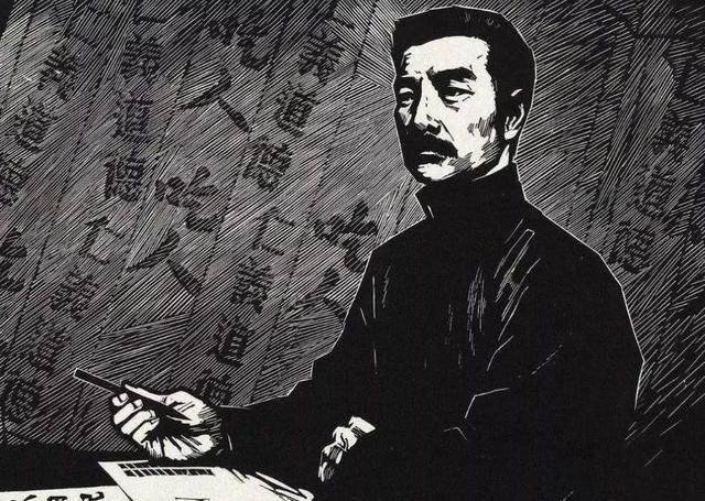 鲁迅的书法师承谁？