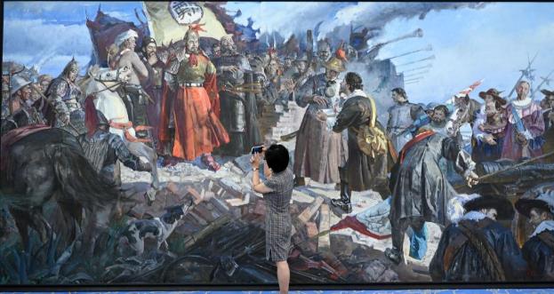 国家博物馆举行罗田喜油画作品捐赠仪式