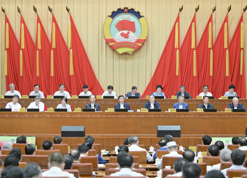 （时政）全国政协十四届常委会第三次会议开(2851855)-20230822172743