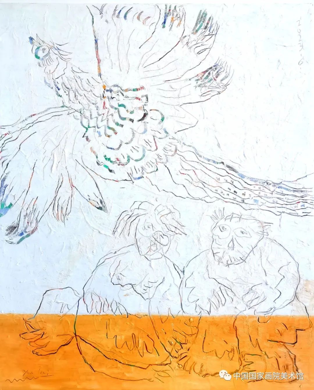 于来油画展亮相中国国家画院美术馆 Copy1