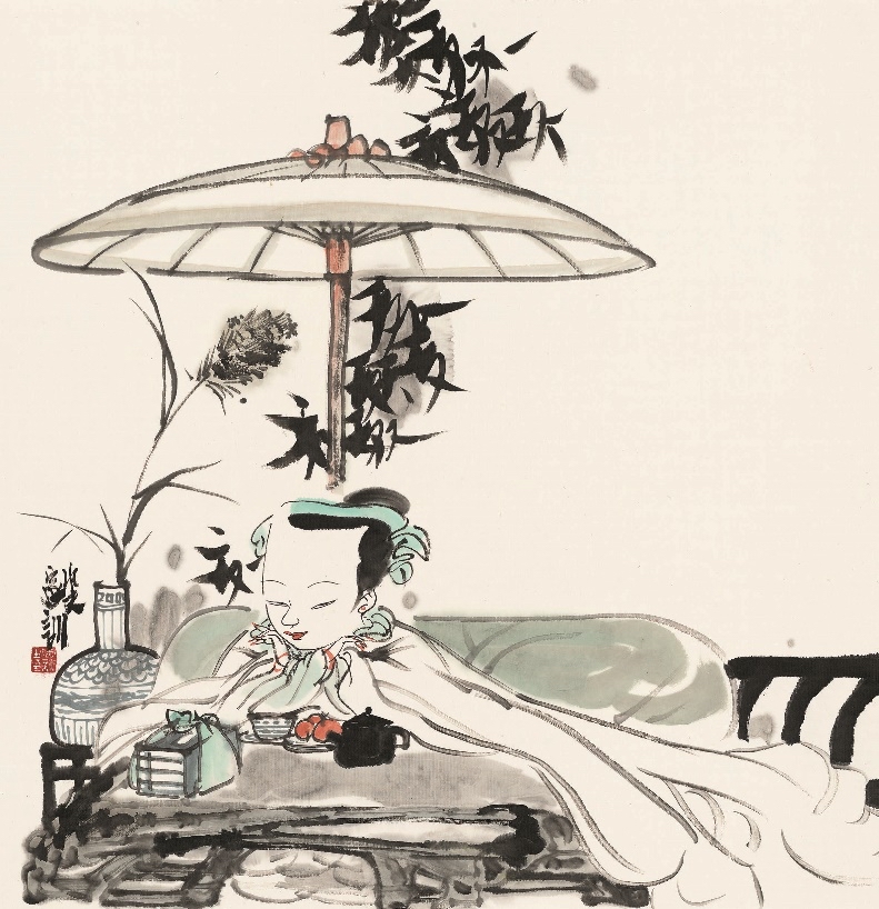 “山高水长情自多——王家训写意人物画展”举办