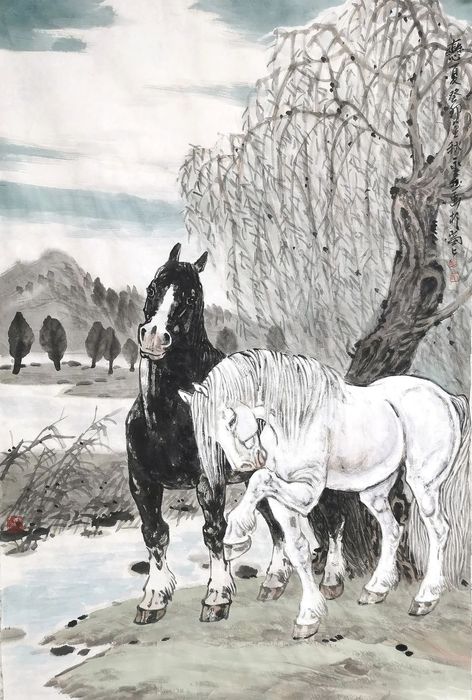 《恋 夏 》45cmx68cm  2023年创作