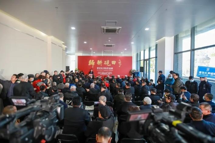 曹育民书法作品展亮相中国国家画院