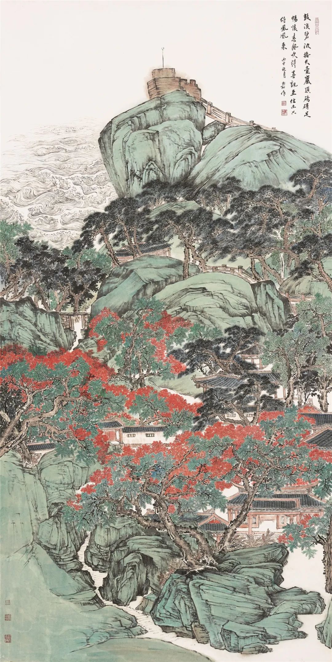 石进旺山水艺术精品展亮相中国美术馆