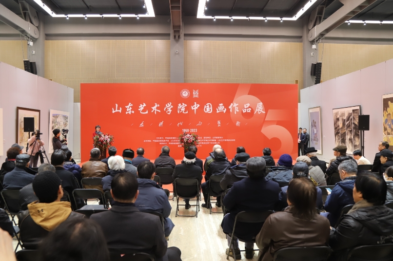 “时代的华彩—山东艺术学院中国画作品展”在中国国家画院开幕
