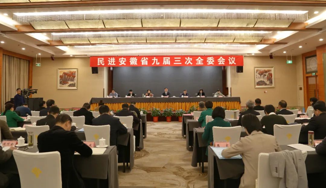 民进安徽省九届三次全委会议在合肥召开