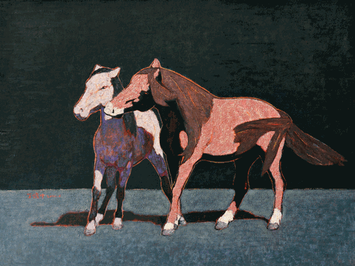 爱I（油画）90x120cm 2021年 王耀中