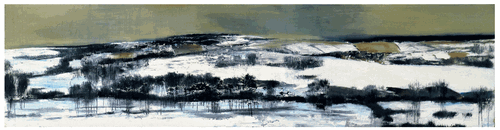 苍穹之下（油画）40×160cm-2016年-付志强