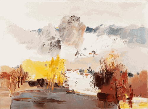 金-秋（油画）120×90cm-2014年-徐-里