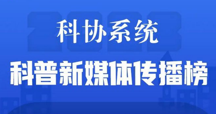 2023年度科协系统科普新媒体传播榜