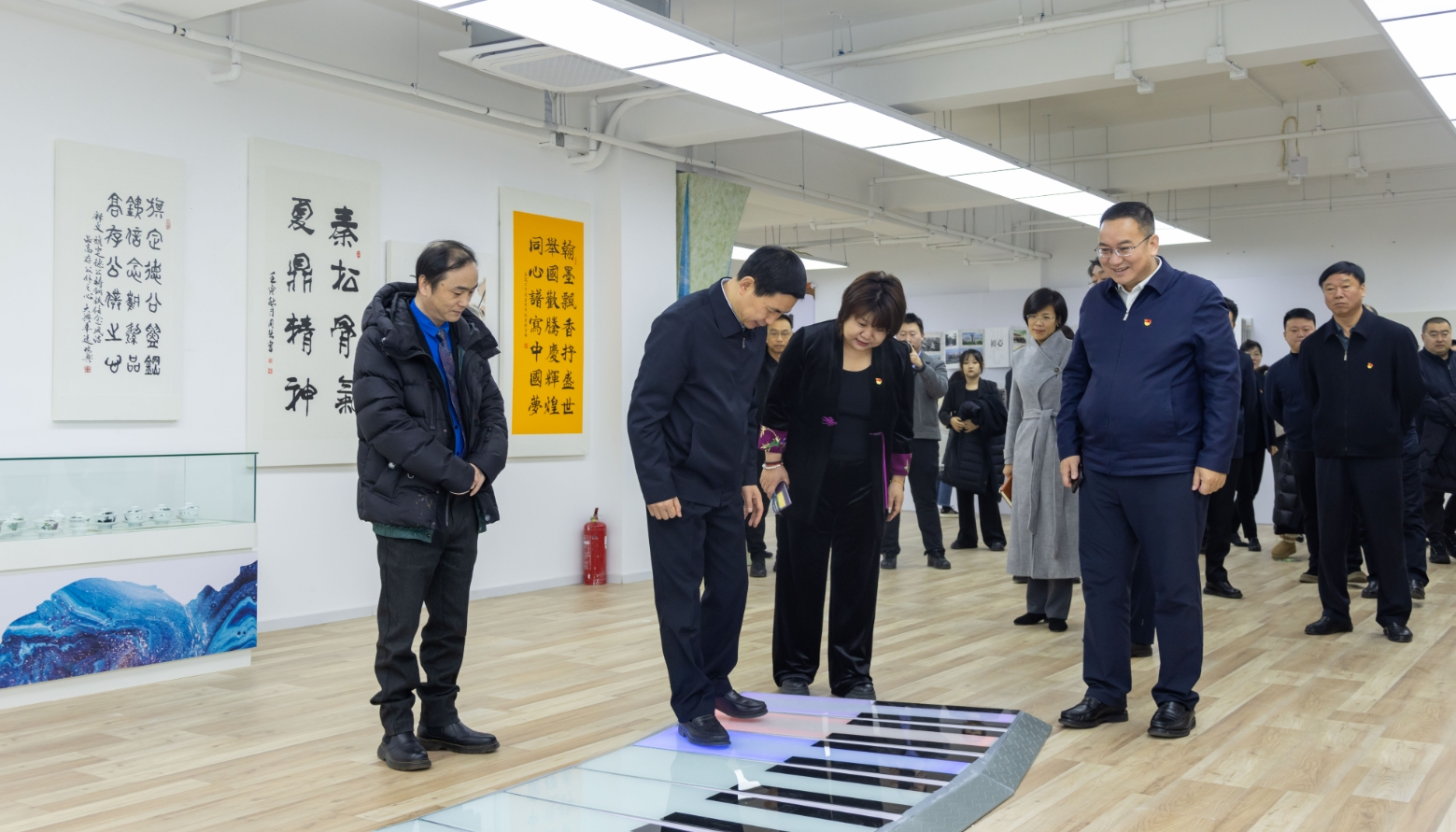“正心修身”廉洁文化主题展在舒勇美术馆举办