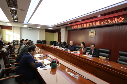 北京市东城区政协党组民主生活会