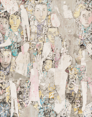 寻找可能（国画）220×160cm--尚-可