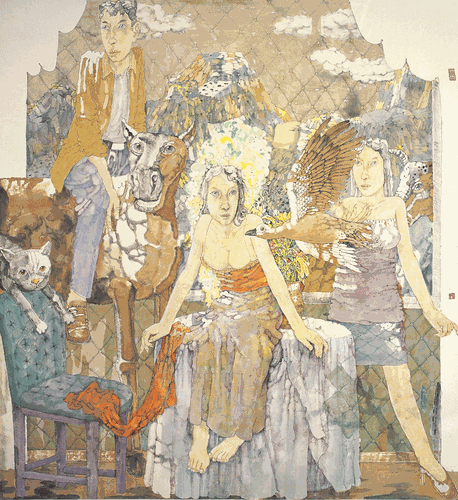 惠风和畅（国画）116×100cm--尚-可