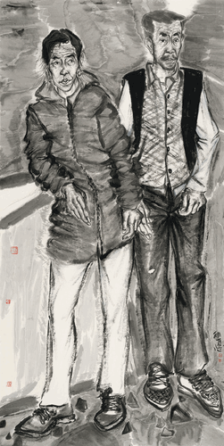 等（国画）120×240cm-2021年-秦嗣德