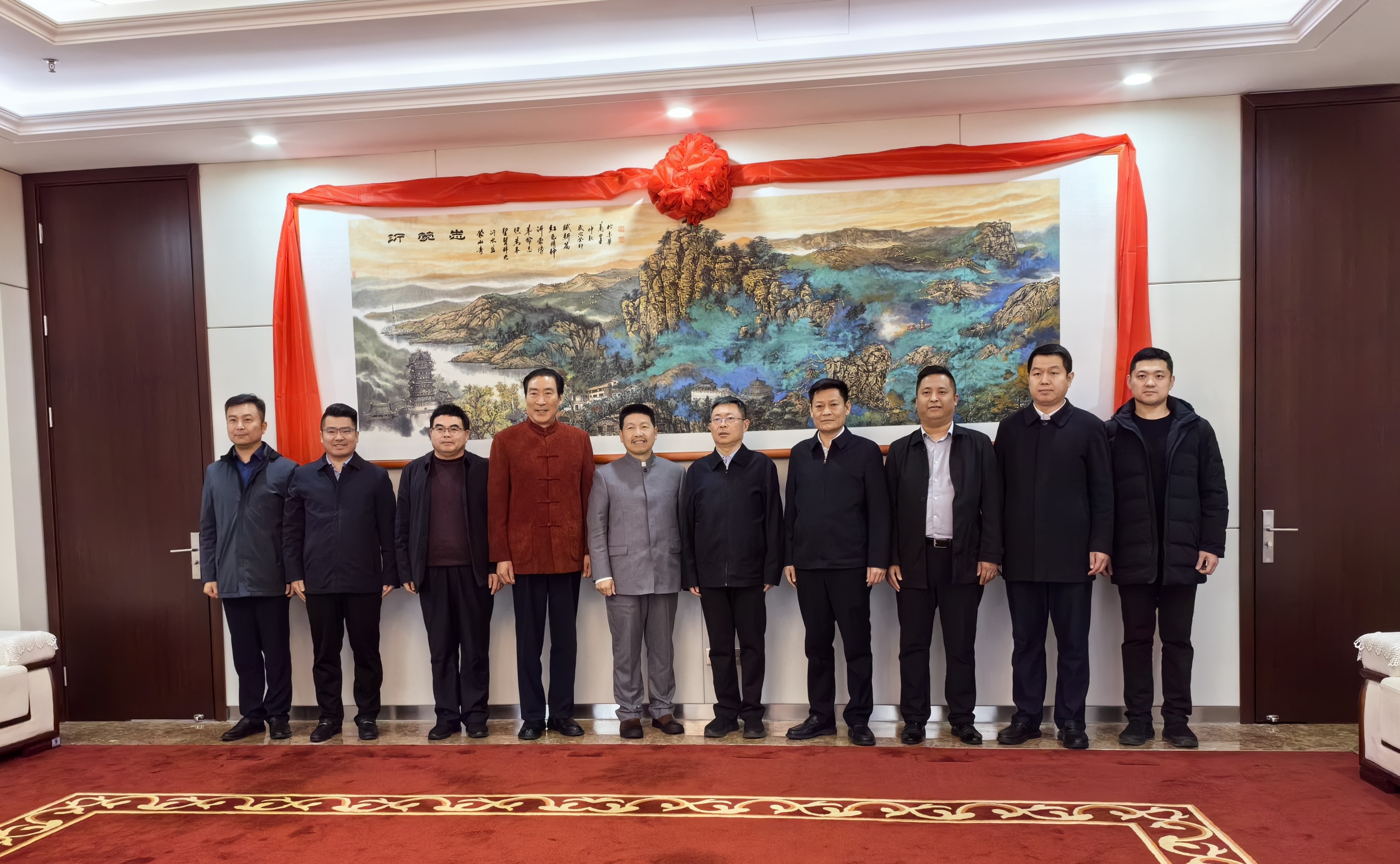 萧四五红色作品《沂蒙志》捐赠仪式在临沂市委党校举行