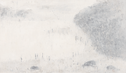 岸-二（国画）90×52cm-2022年-杜小同