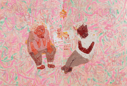 打-盹（油画）150×220cm-于-来