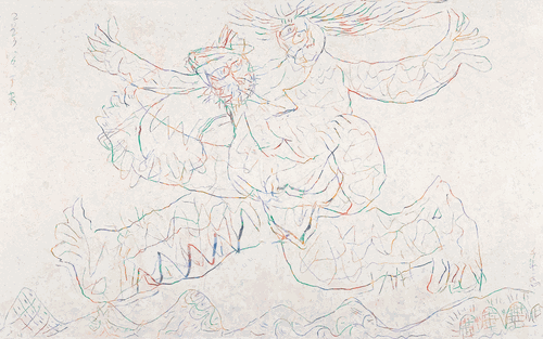 千年一恋（油画）150×220cm-于-来