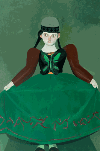 演员之二（油画）150×100cm-2021年-赵培智
