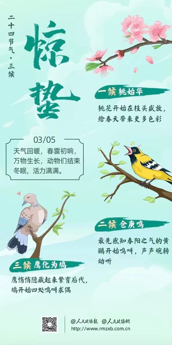 节气里的中国·惊蛰丨懂得蛰伏 蓄势而行