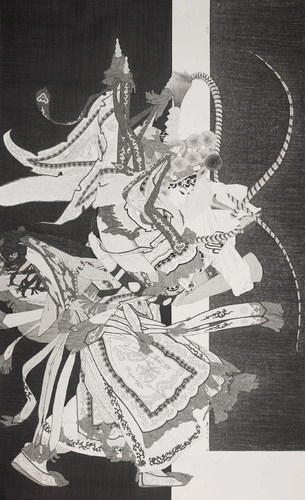 刀马旦系列之一（国画）230×141cm-2018年-詹-勇