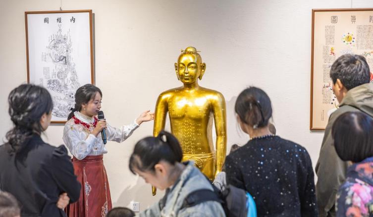 重庆：中医药美术作品展开幕