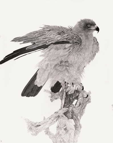 南非约堡系列之六（国画）242×192cm-2021年-詹-勇