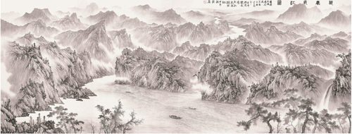 万里长江图（国画）240×540cm-2014年-刘 广