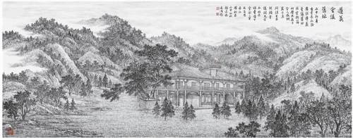 遵义会议旧址150×365cm--董希源
