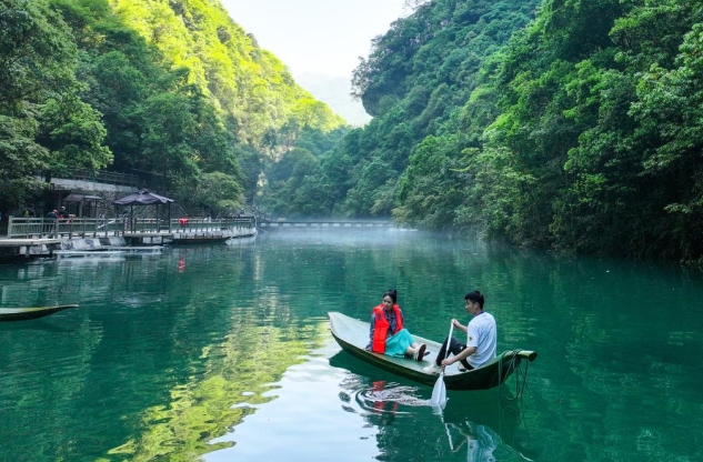 “箬叶”浮碧波