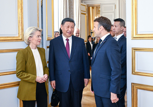 习近平同法国总统马克龙、欧盟委员会主席冯(4475508)-20240507044851