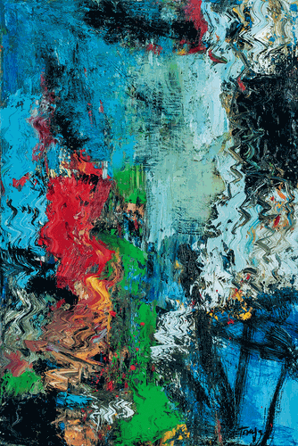 海的那边No.85（丙烯）120×80cm-2022年-唐承华