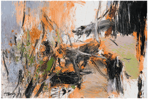 西域秋韵No.1（油画）80×120cm-2021年-唐承华