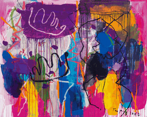 折叠的诺亚方舟（丙烯）160×200cm-2022年-谭-平