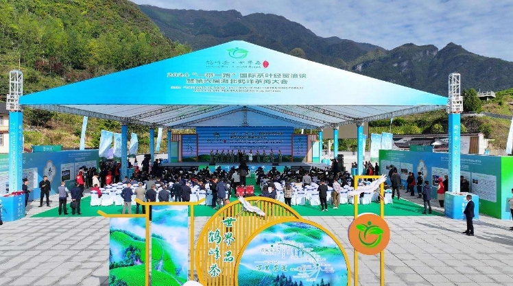 2024“一带一路”国际茶叶经贸洽谈暨第六届湖北鹤峰茶商大会举办