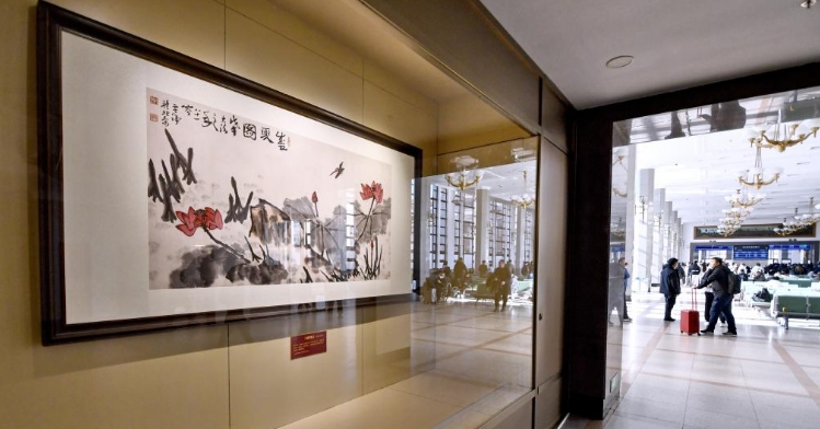 旅客身边的艺术展